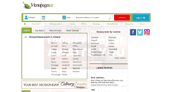 Desktop Screenshot of menupages.ie