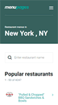 Mobile Screenshot of newyorkcity.menupages.com